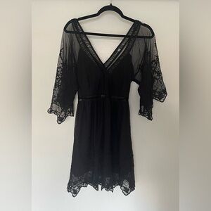 Witchy Whimsigoth Cut Out Back Dress- Size 6
